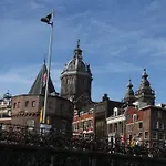 A304 Romantic Seaship In Center Amsterdam